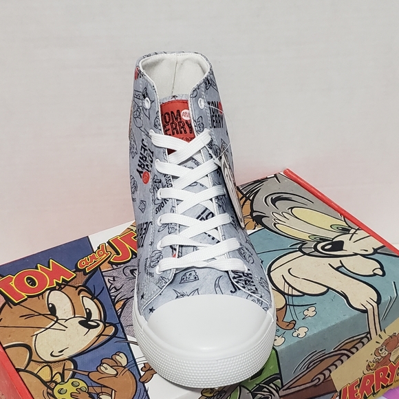 Peanuts Club Tom and Jerry High Top Sneakers - Picture 3 of 4